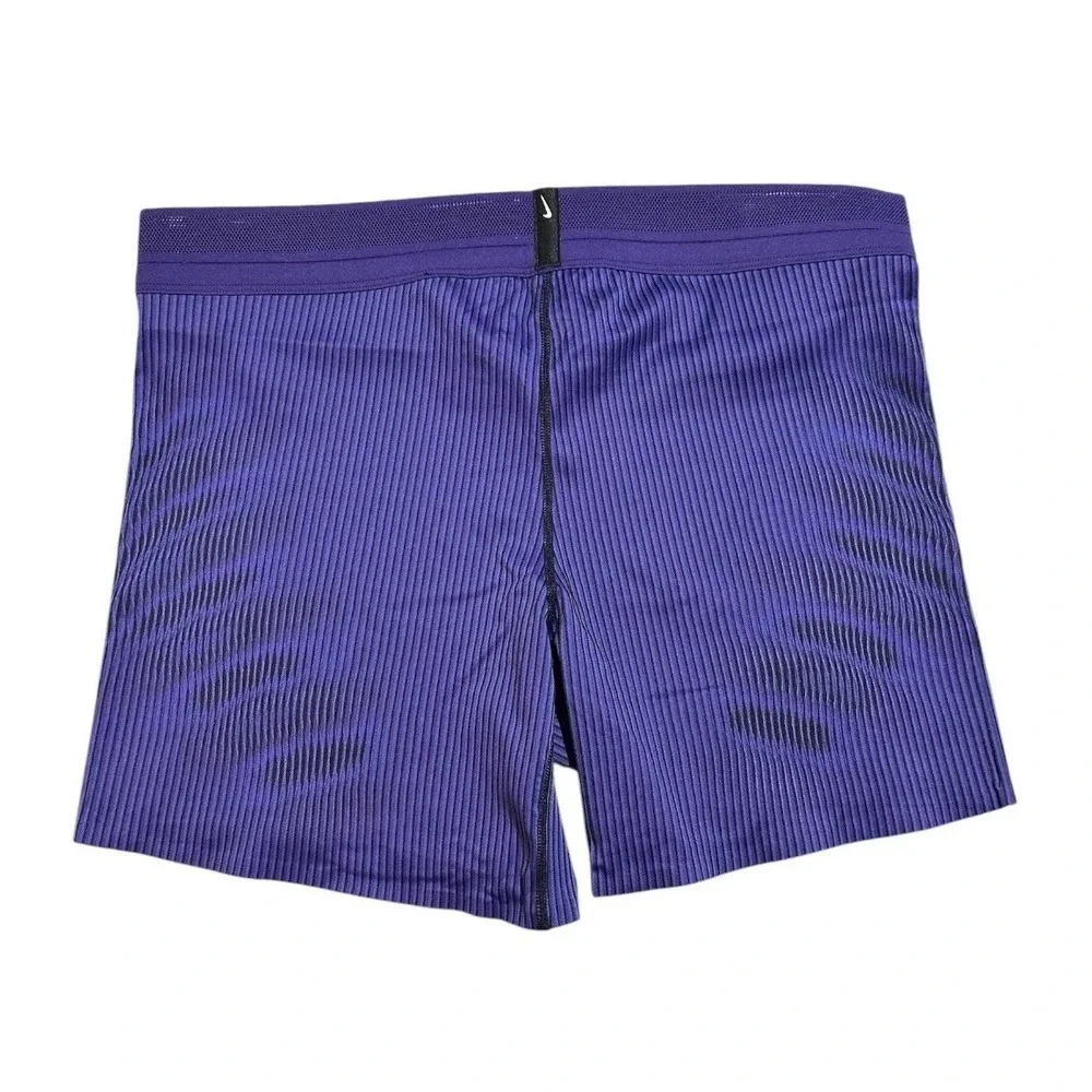 Nike Aeroswift ADV Compression Running Shorts Womens Medium Purple FN3271 510
